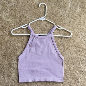 FOREVER21 LAVENDAR HALTER TOP